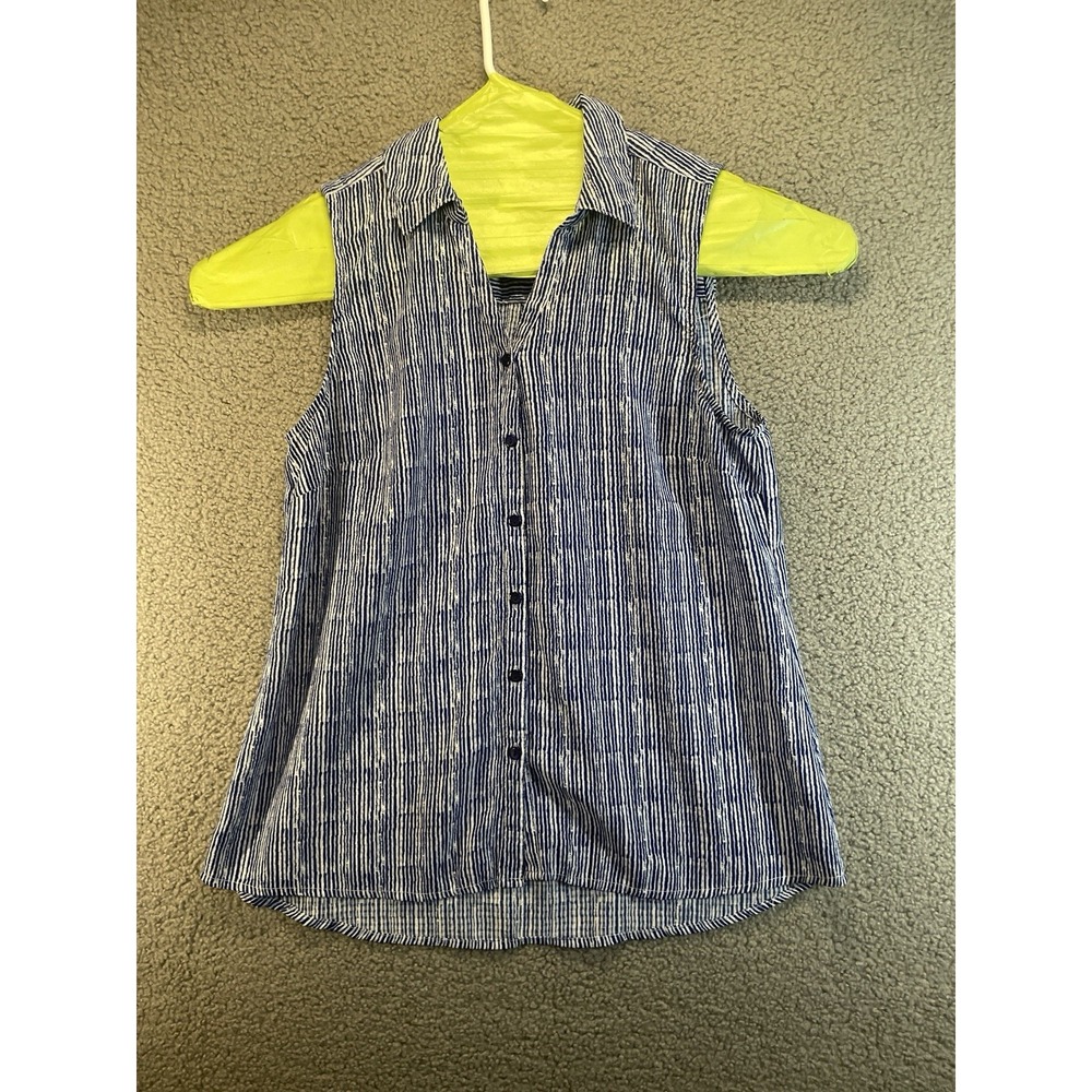 Notations Top Womens Large‎ Striped Rayon Lightweight Casual